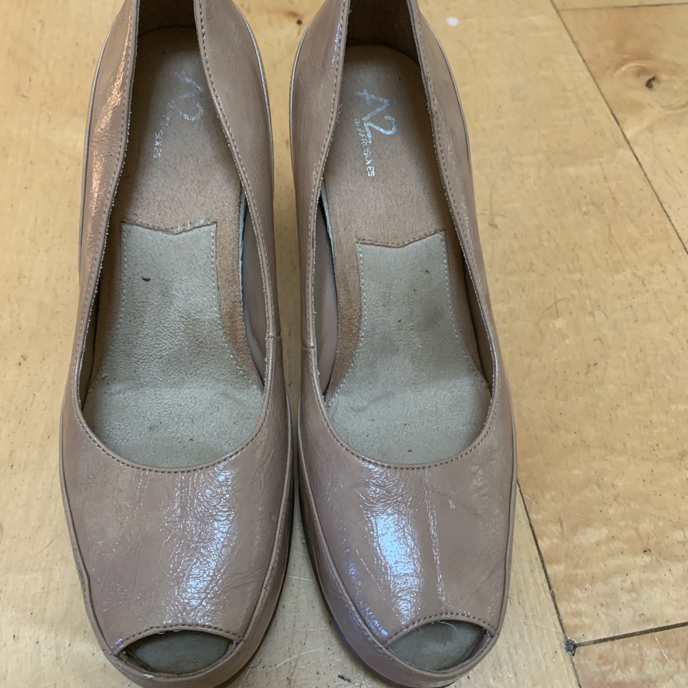A2 by Aerosoles nude heels